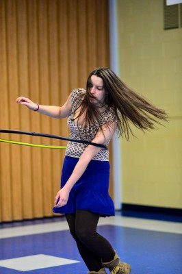 Katie Hopkins, Hoop Dancer and instructor.